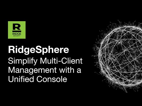 RidgeSphere: Simplify Multi-Client Management with a Unified Console