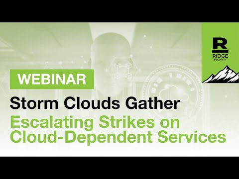 Storm Clouds Gather: Escalating Strikes on Cloud-Dependent Services
