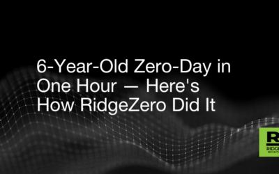 6-Year-Old Zero-Day in One Hour — Here’s How RidgeZero Did It