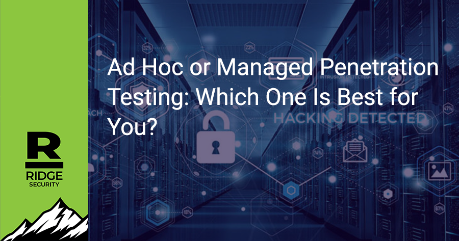 Ad Hoc or Managed Penetration Testing: Which One Is Best for You?