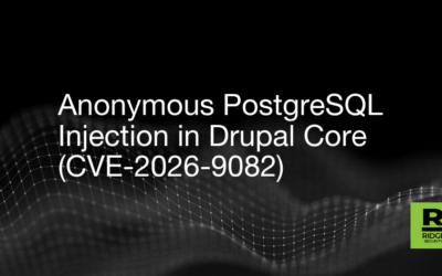 Anonymous PostgreSQL Injection in Drupal Core (CVE-2026-9082)