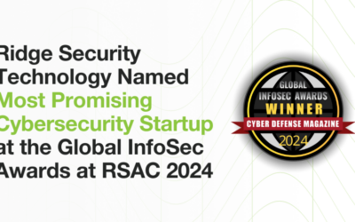 Ridge Security Technology Named Most Promising Cybersecurity Startup, Winner of the Coveted Global InfoSec Awards at RSA Conference 2024