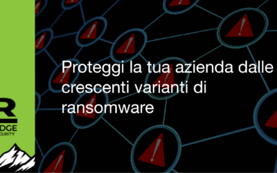 Proteggi la tua azienda dalle crescenti varianti di ransomware 