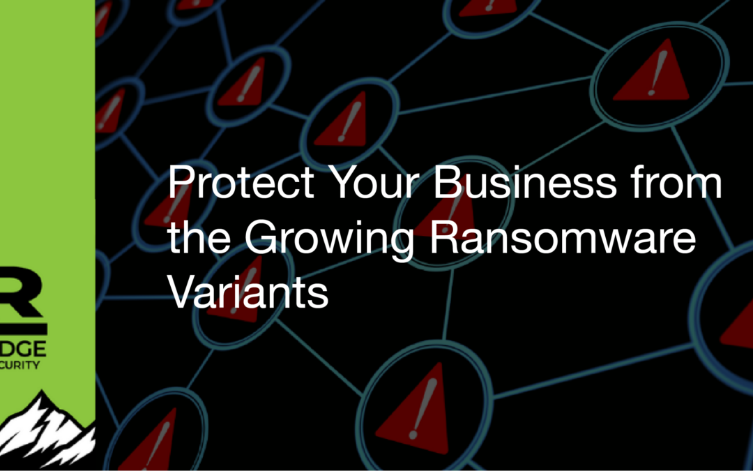 Protect Your Business from the Growing Ransomware Variants 
