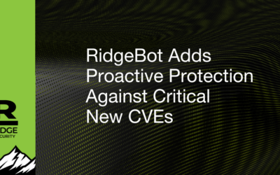 RidgeBot Adds Proactive Protection Against Critical New CVEs 