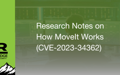 Research Notes on How MoveIt Works (CVE-2023-34362)