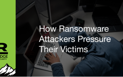 How Ransomware Attackers Pressure Their Victims 