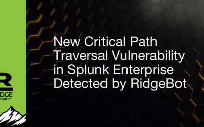 New Critical Path Traversal Vulnerability in Splunk Enterprise Detected by RidgeBot 