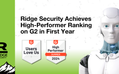 Ridge Security Achieves Penetration Testing High-Performer Ranking on G2 in First Year