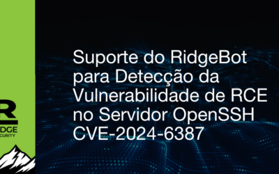 Suporte do RidgeBot para Detecção da Vulnerabilidade de RCE no Servidor OpenSSH CVE-2024-6387