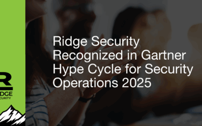 Ridge Security Recognized in Gartner Hype Cycle for Security Operations, 2025