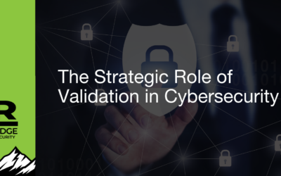 The Strategic Role of Validation in Cybersecurity 