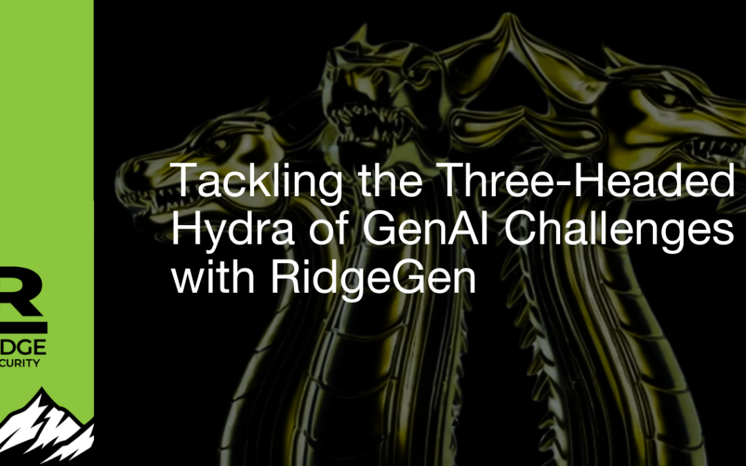 Tackling the Three-Headed Hydra of GenAI Challenges with RidgeGen 