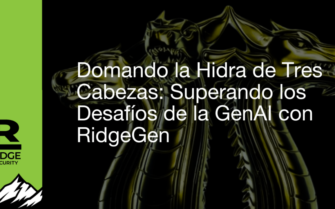 Domando la Hidra de Tres Cabezas: Superando los Desafíos de la GenAI con RidgeGen