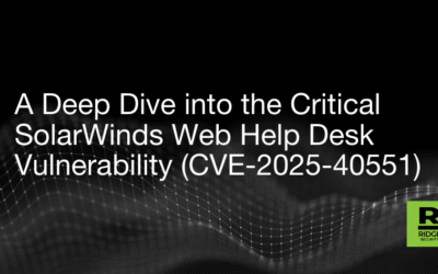A Deep Dive into the Critical SolarWinds Web Help Desk Vulnerability (CVE-2025-40551)