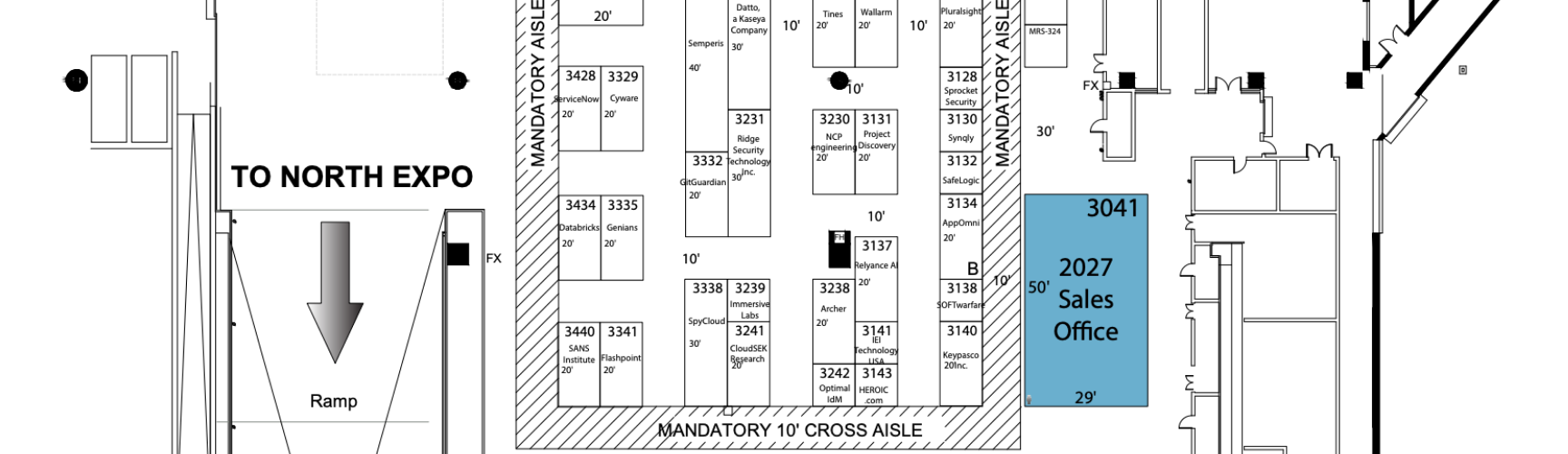 RSA 2026 South Expo Floorplan
