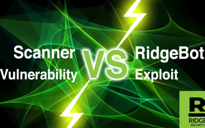 Scanner vs. RidgeBot™ = Vulnerability vs. Exploit