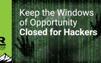 Keep the Windows of Opportunity Closed for Hackers