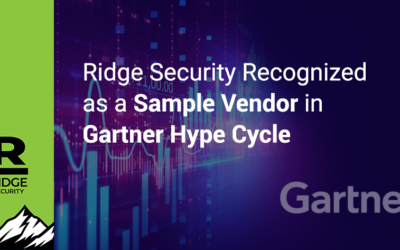 Ridge Security Recognized as a Sample Vendor in Gartner Hype Cycle